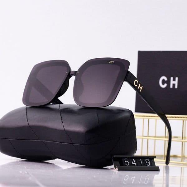 Designer Fashion Luxury Sunglasses For Women Exquisite Vintage Full Frame Driving Beach Shading UV Protection Polarized Glasses Gift With Box