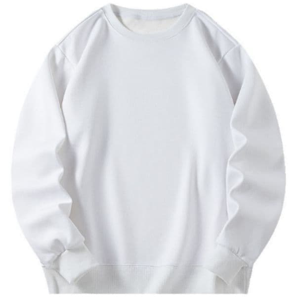 A199 Men Long-sleeved Autumn and Winter Heavy Loose Solid Color Lapel Youth Casual