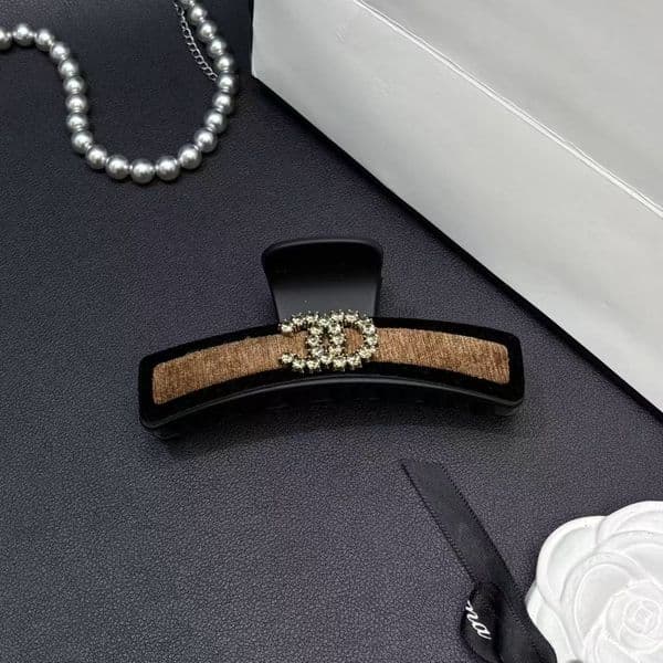 Diamond Hair Clips High Elastic Claw Clip Designer Letter Barrettes Women Fashion Clamps Hair Accessories