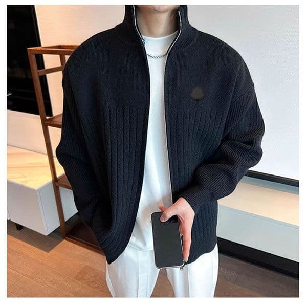 Men's sweater designer knitted sweater men's cardigan zipper luxury casual pullover autumn wool designer cardigan men's