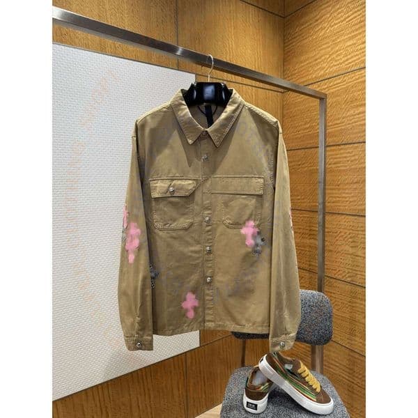 Chrome Jacket Mens Coat Designer Men Casual Blue Embroidery Baseball Uniform Sports Men's Outerwear Coats Workwear Shirt CHROME Denim Jacket 8eb