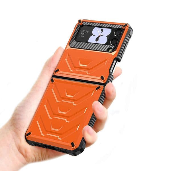 New Product Compatible with Samsung Z Flip 3 Phone Hot-Selling Foldable Screen Solid Color Ins Style Hard Shell Full Coverage Anti-Drop Protective Case