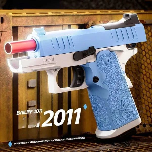 G17/2011 Soft Bullet Toy Gun Shell Throwing Continuous Firing Launcher Model Outdoor Sports Shooting Games Christmas Gift X251216