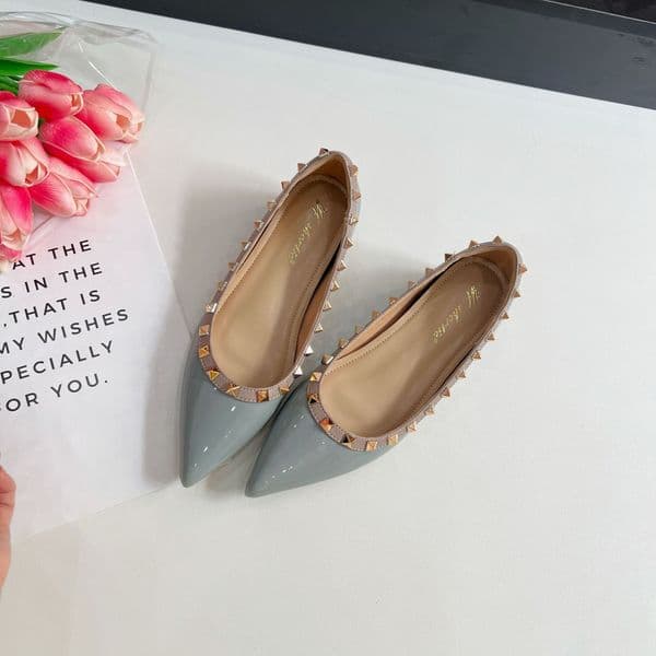Designer Loafers Women Shoes Ballet Flats Heels Soft Patent Leather Fashion Pointed Toe Comfort Durable Soft-soled Exquisite Mary Jane Shoes