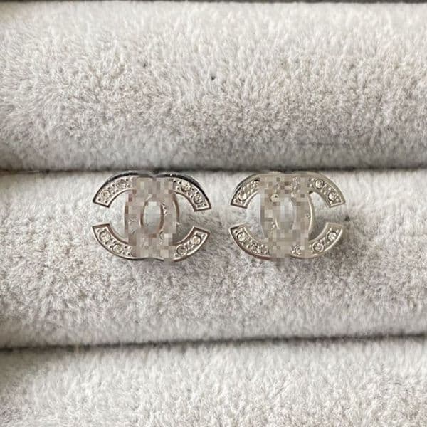 2026 Luxury Designer Titanium Steel 3D Simple Letter Fashion Earrings With CZ Stones Trendy Jewelry For Christmas