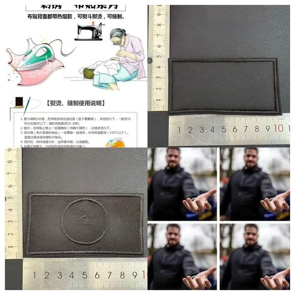 sew and iron by hand Fabric Cloth Accessories Compass Pattern Buttons Embroidery Armband Badge 48mm*93mm Sewing Notions & Tools Compass Badge 2028