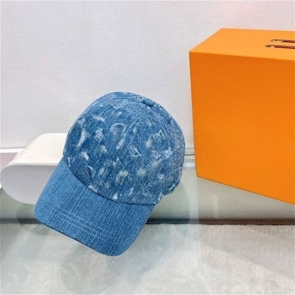 Ball Cap for Mens Woman Designer Denim Retro Distressed Style Baseball Cap Luxury Tennis Cap Fashion Hats Adjustable Classic Beanie Sunscreen Caps