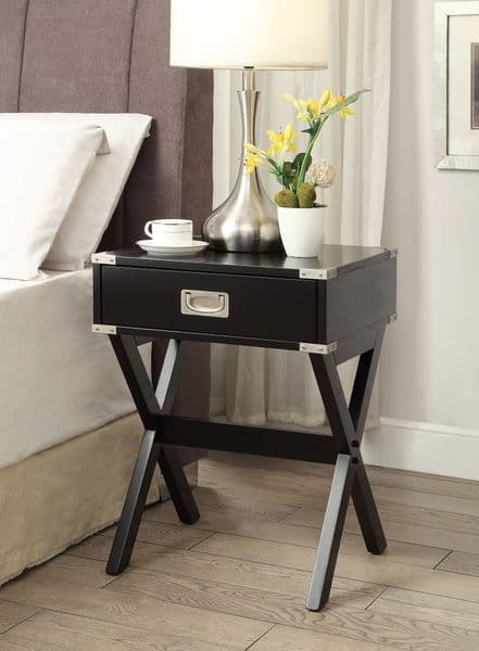 Stylish Black Gloss End Tables Versatile Home Furniture Pieces