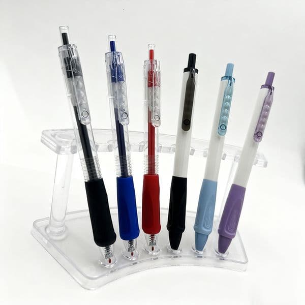 PED001 Four-Color Quick-Dry Gel Pen, 0.5mm/0.7mm/1.0mm Bullet/ST/Fine Tip, 12pcs/Box Multi-Color Writing Pen, Smooth Writing Quick-Dry Ink Supplies
