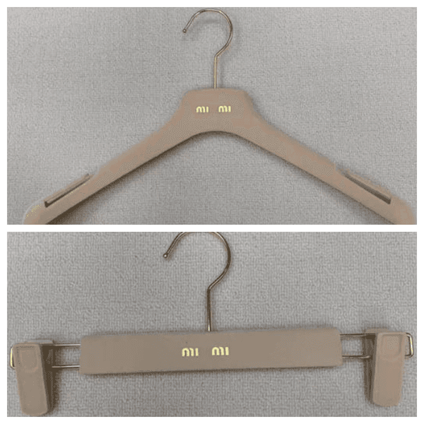 Designer Flocking & Foil Set - Non-Slip Clothes Hanger For Sweaters Coats, No Shoulder Bumps, Wardrobe Organizer
