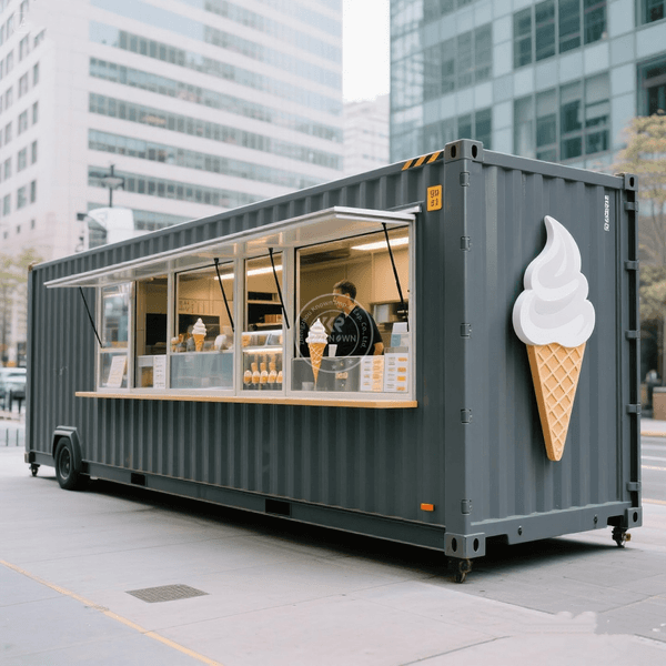 Modern Tiny House Steel Container Kitchen Cooking Equipment Kitchen Shipping Container Mobile Beach Bar Houses Restaurant