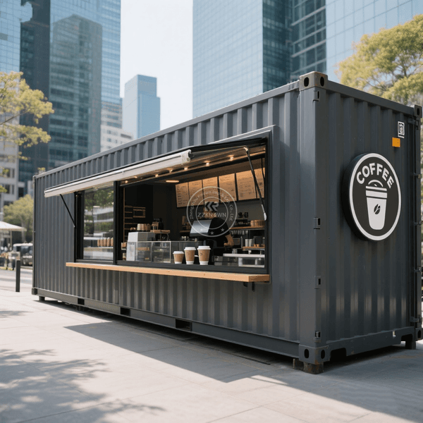 Coffee Shop Flat Pack Container Bar Bakery Container Shop Prefabricated Mobile Kitchen Mobile Beach Bar Houses Bar