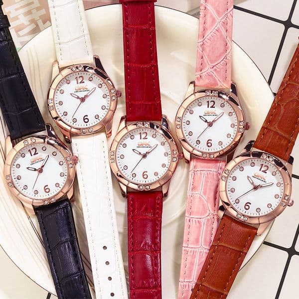 OPK brand women's watch trend exquisite designer watch elegant and fashionable rhinestone inlaid waterproof luminous quartz luxury women's watch