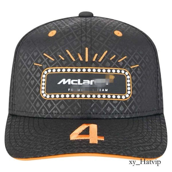 2025 McLaren Las Vegas GP F1 Aston Martin Team Baseball Cap Snapback Cotton Hat Adjustable Sun Hats Gorras Hombre Fernando Gorra