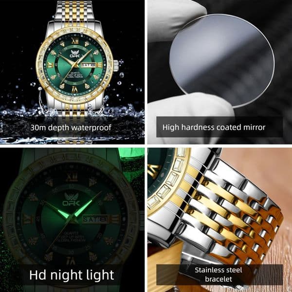 2026 new model OPK brand watch new trend popular dual calendar men s watch fashion waterproof fashion luxury quartz watch designer watch