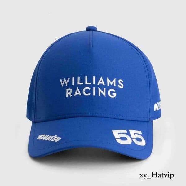 Williams F1 2025 Adult Carlos Sainz Racing Cap Formula 1 Unisex Racing Fan Cap