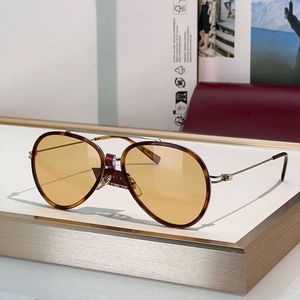 Ladies metal oval sunglasses GG1981 luxury designer summer popular glasses personalized metal thin mirror legs logo fashion runway beach decoration mirror UV400