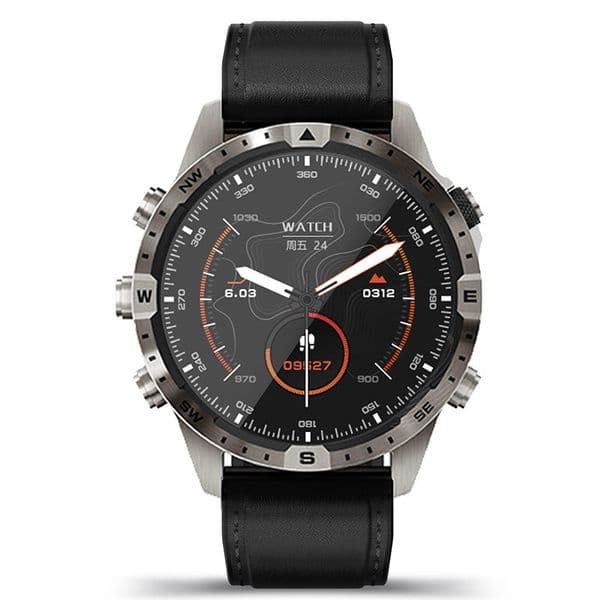 New sports smartwatch GT45 smartwatch measures heart rate, blood oxygen, body temperature, electrocardiogram, barometric compass