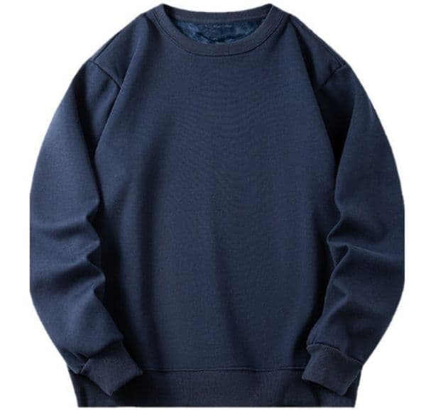 A451 Men Long-sleeved T-shirt Round Neck Long-sleeved Casual Sweatshirt