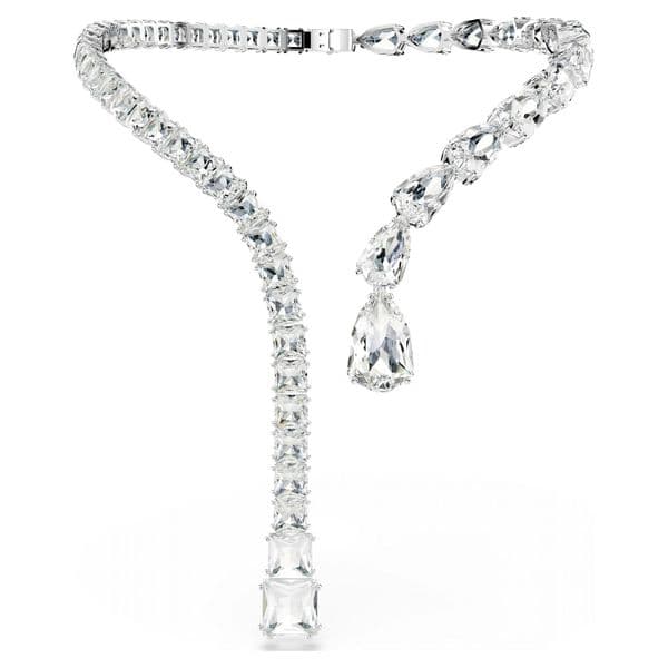 Luxury white shine austria crystal drop designer tassel necklace earrings stud bracelet for women top grade charm shining cz zircon earring ear rings jewelry