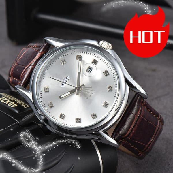Mens women Cellini Watches 39mm Automatic Quartz Movement Stainless Steel Watch womens Wristwatches waterproof Luminous montre de luxe #124