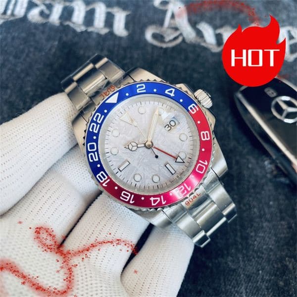 Men GMT automatic mechanical movement watch high quality men's watches movement 904L make sapphire luminous waterproof watch #726