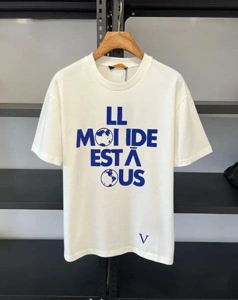 Mens t shirt designer t shirt women tshirts fashion printed round neck top 100% pure cotton loose fitting street couple short sleeved top shirts Men's T-Shirts
