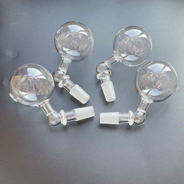 50mm Big Ball Glass pipe Oil Burner Pipes Smoking Bowl Bubbler 14m Male Down Stem Bowls For Water Hookahs Bongs Smoking pipes