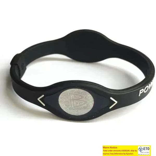 Silicone Bracelet Wrist Guard Support Belt Energy Hand Ring Sports Outdoor Balance Wristband PB Band Party Favor HHA123 LL