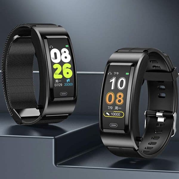 Smart watch B7 call bracelet Bluetooth headset 2-in-1 caller ID heart rate blood pressure wholesale cross-border models