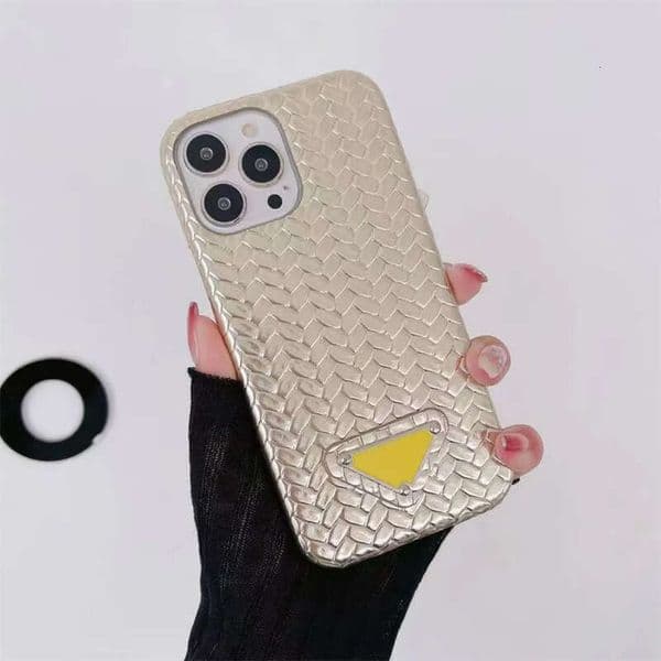 Prx Fashion Designer Phone Cases 17 Pro Max Woven Pattern Leather Protective Mobile Cell Iphone Case Rimowaa Suitcase Iphone17 Pro Max Case Luxury