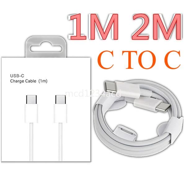 Universal 1M 2m 6FT PD USB C to USB-C PD Cable Charging Cables For Samsung Galaxy S20 S22 S23 S24 Htc Xiaomi Huawei M1 IP14
