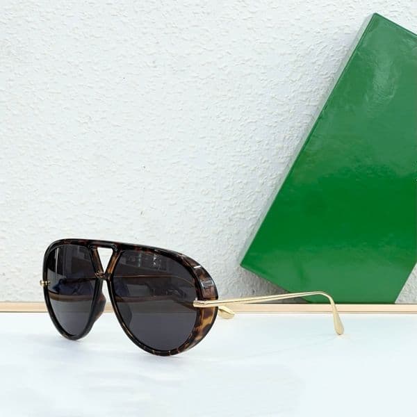 New BOTTE BV1274S TOP Quality Designer Sunglasses Acetate Frame Fashion Round Shade UV400 Luxury Classic Eyeglassss With Original Box Size 63-12-145