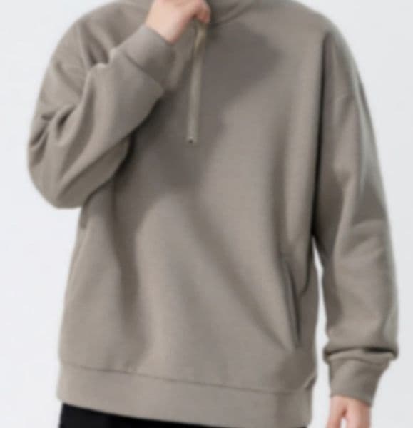 a529 Turtleneck Sweatshirt for Men Autumn and Winter Thickened Loose Trendy Solid