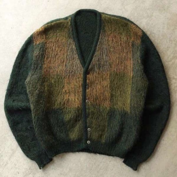 Cross-Border Amazon European and American Trendy Color-Block Design Cardigan Sweater Autumn Winter Loose Button Knitted Long Sleeve Coat