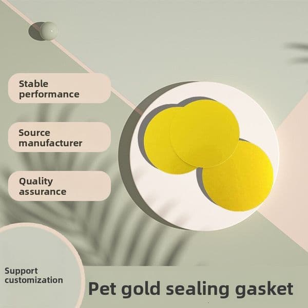 Factory Direct Supply PET gold Food Plastic Sealing Glass Bottle Aluminum Foil Gasket