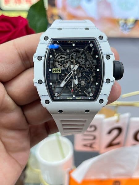 2026 BBR new men watch AAAAA Tourbillon Luxury designer watch AAAAA Titanium Men's Watches Super clone r M35-01 Carbon fiber lightweight hollow WU3D