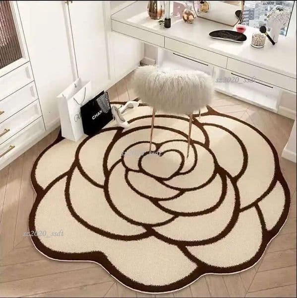 Selected VIKAMA luxury high-end Liya Ilagall round living room carpet bedroom blanket study swivel chair designer foot pad