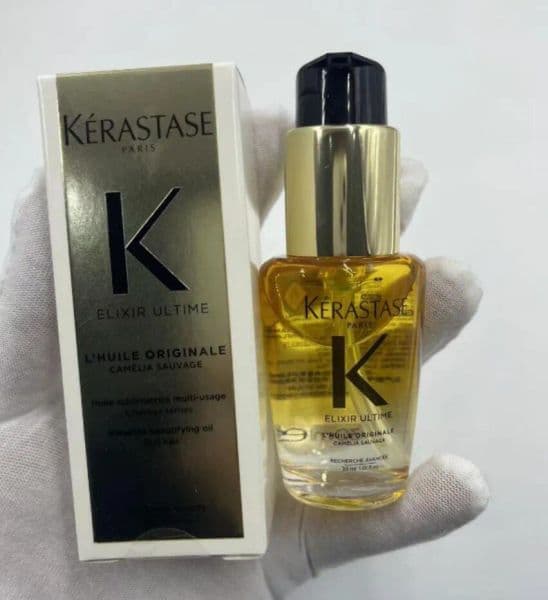 KERASTASE Hair Care Repair oil 30ml ELIXIR ULTIME CHRONOLOGISTE BLOND ABSOLU Moisturizing and Smooth hair Essential Oil good effect High Quality fast delivery