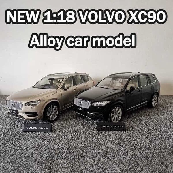 Car Model 1:18 Scale Diecast Original Volvo Xc90 Alloy Collectible Toy Gift Souvenir Display