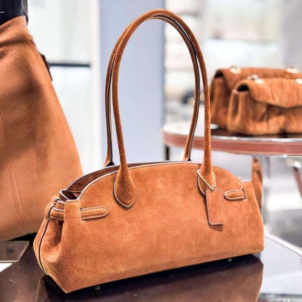 10A Suede leather Empire Carryall Shoulder bag Luxury handbag Designer tote bag pochette Womens Mens baguette bag Top handle Crossbody Underarm Clutch Bowling Bags