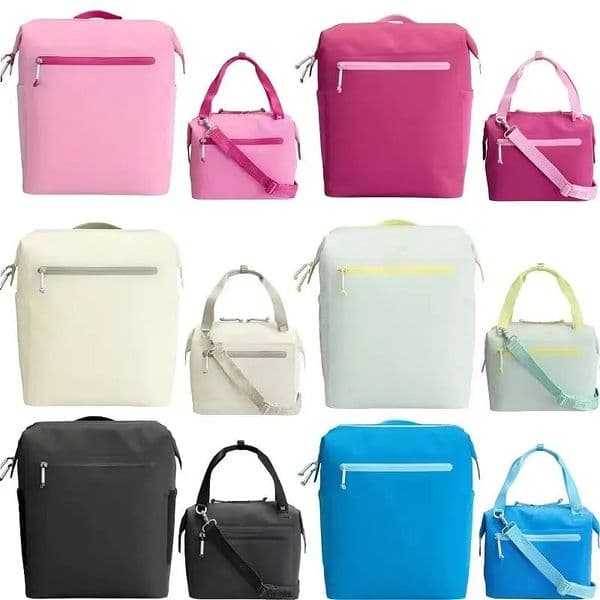 New style Lunch box bag All day ice bag 12 hour cooling travel Backpack 40oz cup Mini soft refrigerated bag outdoor waterproof portable travel lunch bag