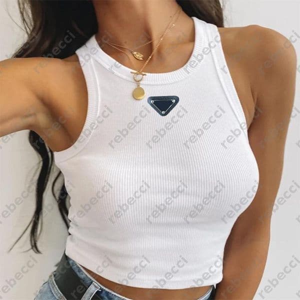 Women's T-Shirt Womens Spring Tank Top Summer Threaded Sleeveless T-shirt Casual Round Neck Vests Fashion Ladies Short Tops Designer Solid Color Vest CSD2512252