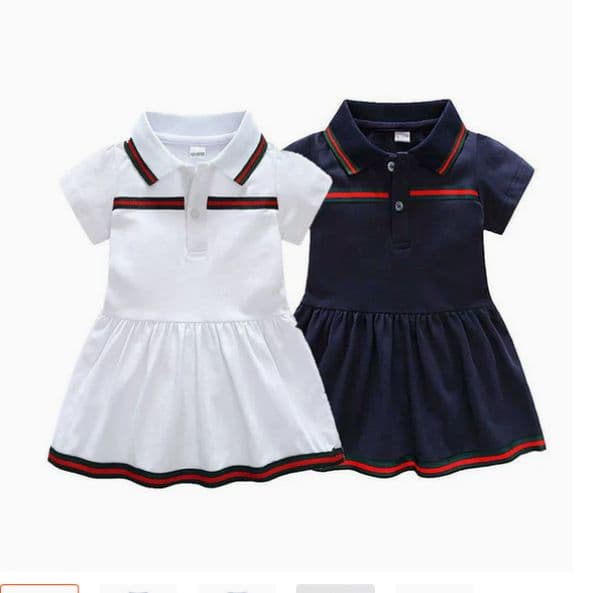 Newborn Baby Girl Dress Cute Bowknot Summer Girls Clothes Princess Dress Cotton Infant toddler Girls Clothing acd