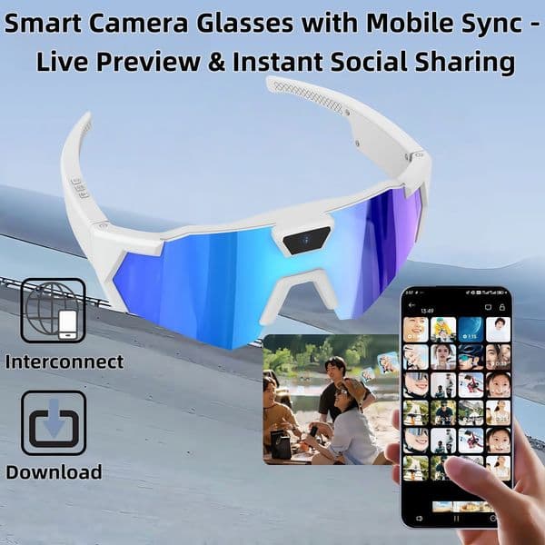 Smart Glasses Enhanced With AI Tech: High-definition Video Capture For Skiers & Riders