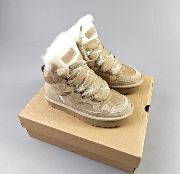 Fashion Women Sneakers Boots High Quality Genuine Leather Casual Fur Cotton Boots