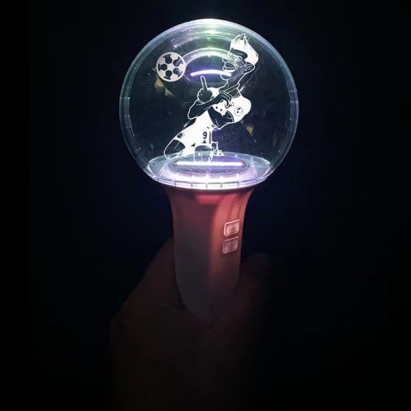 Robert Lewandowski LED Light Stick | 3D Laser-Engraved Fan Gear | Stadium-Glow Team Color Accessory