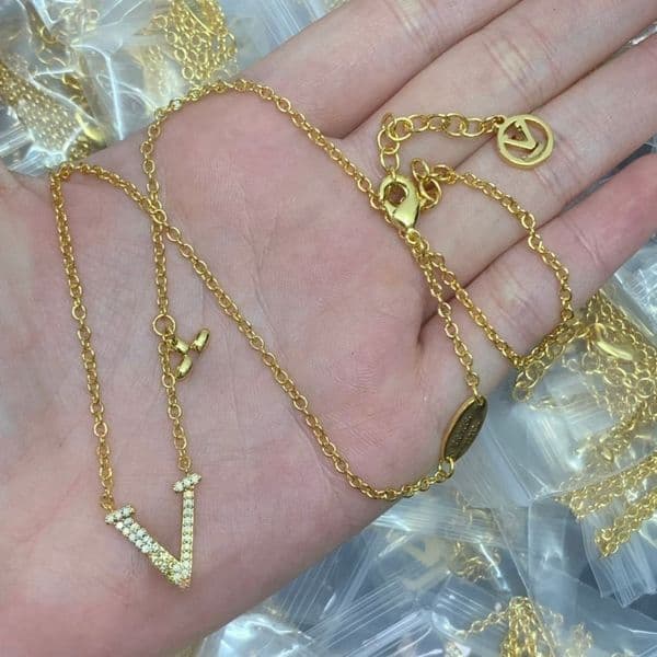 Luxury Pendant Necklace Designer Letter Chain Gold Plated Women necklace Wedding Party Jewelry Accessories with Gift Box