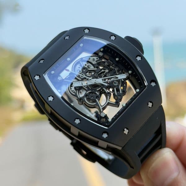 2026 BBR new men watch AAAAA Tourbillon Luxury designer watch 13.5mm sapphire Titanium Men's Watches Super clone r M055 m35 Carbon fiber lightweight hollow RKTS