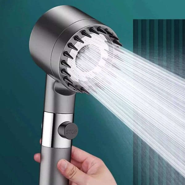 Shower Head ACZT Quality Goods 4-Mode Filter Shower Head - High Pressure Massage With One-Touch Control